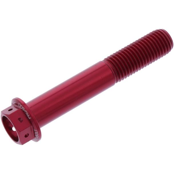 JMP 6-sided bolt M10x1.25mm 60mm aluminum racing red