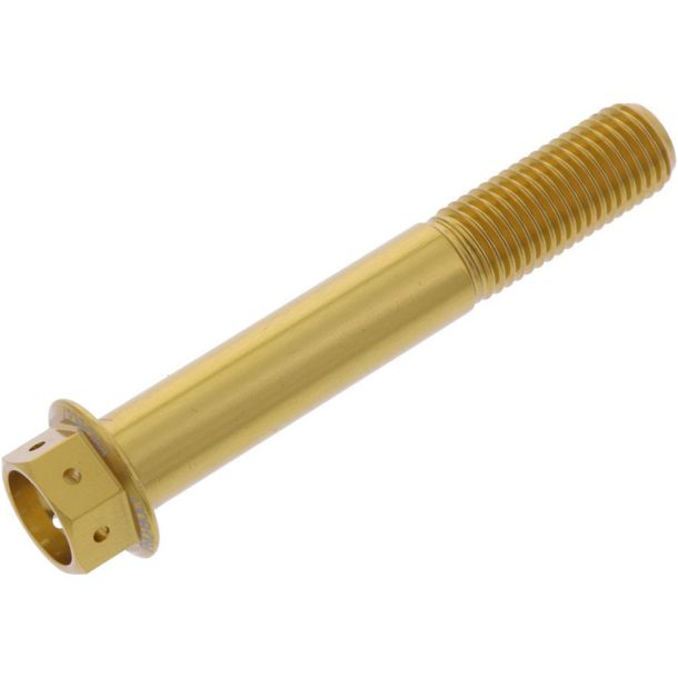 JMP 6-sided bolt M10 x 1.25 mm 65 mm aluminum racing gold