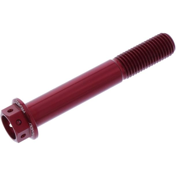 Tornillo de 6 puntos JMP M10 x 1,25 mm, 65 mm, aluminio Racing, rojo