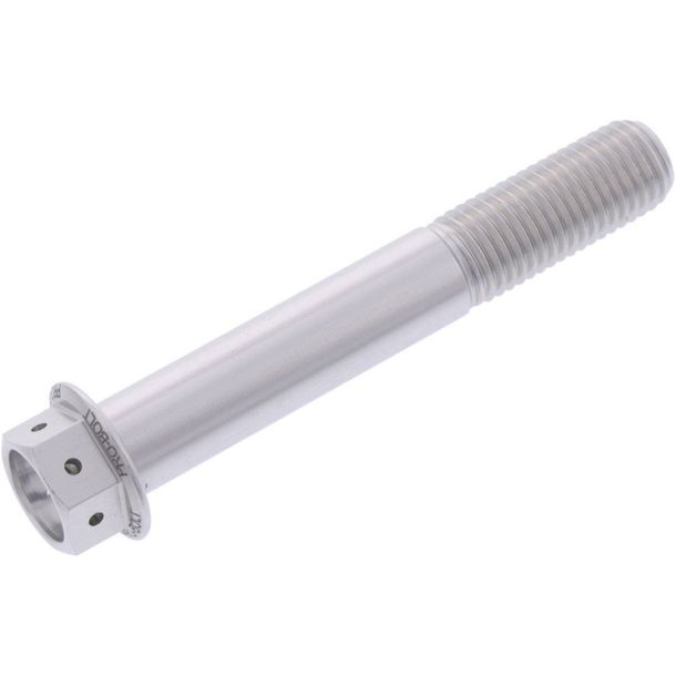 Schraube JMP 6 Kant  Bolt M10x1,25mm 65mm Aluminium Racing silber