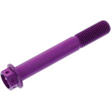 Schraube JMP 6 Kant  Bolt M10x1,25mm 70mm Aluminium Racing violett