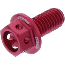Boulon à 6 pointes JMP, M5x0,8 mm, 10 mm, aluminium, rouge course