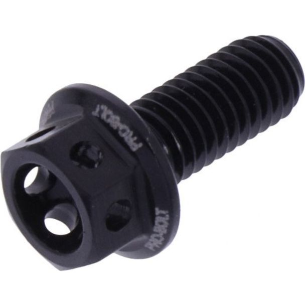 JMP 6-Point Bolt M5x0.8mm 12mm Aluminum Racing Black