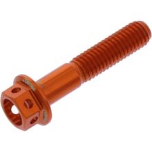 Schraube JMP 6 Kant  Bolt M5x0,8mm 25mm Aluminium Racing orange
