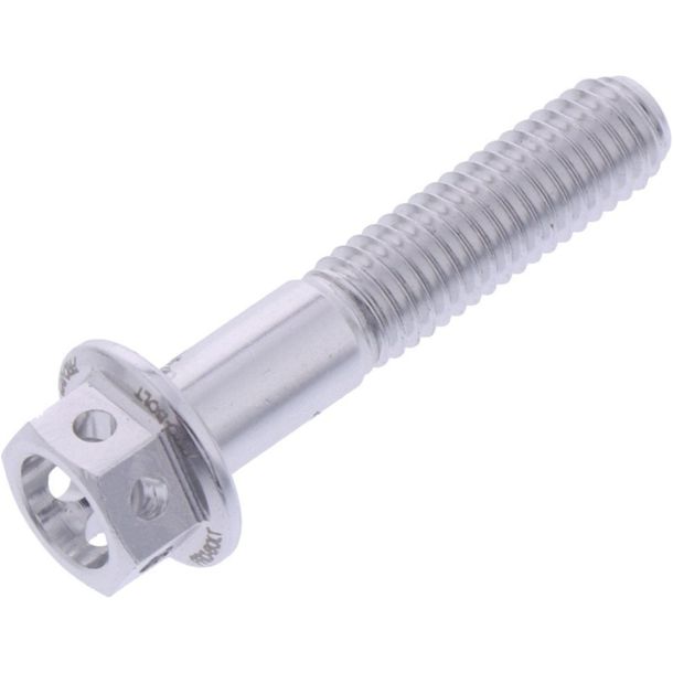 Tornillo JMP de 6 puntos, M5 x 0,8 mm, 25 mm, aluminio Racing Silver