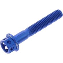 Śruba JMP 6-stronna M5x0,8 mm 30mm aluminiowa wyścigowa niebieska