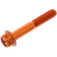 Śruba JMP 6-punktowa M5x0.8 mm 30mm Aluminium Racing Pomarańczowa