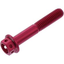 Boulon à 6 pointes JMP, M5x0,8 mm, 30 mm, aluminium, rouge course
