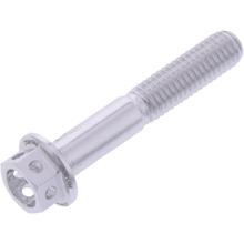 Boulon à 6 faces JMP M5x0,8 mm 30 mm en aluminium argenté