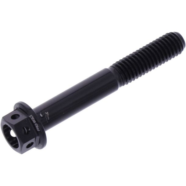 Tornillo JMP de 6 puntos M5 x 0,8 mm, 35 mm, aluminio Racing, negro
