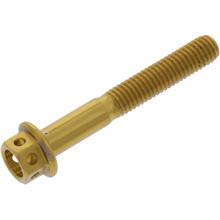 Śruba JMP 6-stronna M5x0,8 mm 35mm aluminiowa wyścigowa złota