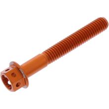 Boulon à 6 pointes JMP, M5x0,8 mm, 35 mm, aluminium, orange course