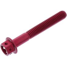 Boulon à 6 faces JMP M5x0,8 mm 35 mm aluminium rouge course