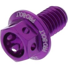 Boulon à 6 faces JMP M6x1,00 mm 10 mm aluminium violet course