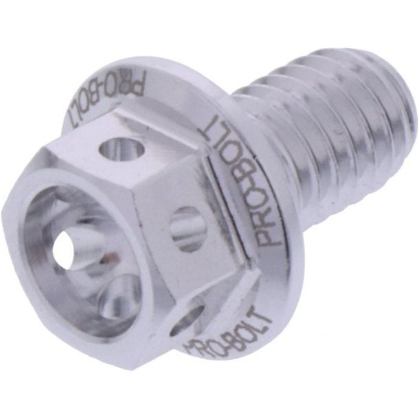 Bullone a 6 lati JMP M6x1,00mm 10mm in alluminio racing silver