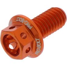 Boulon à 6 faces JMP M6x1,00 mm 12 mm en aluminium orange course