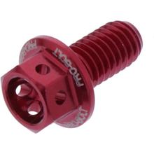 Boulon à 6 faces JMP M6x1,00 mm 12 mm en aluminium rouge course