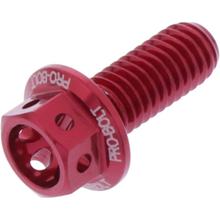 Boulon à 6 pointes JMP M6x1,00 mm 15 mm en aluminium rouge Racing