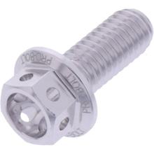 Parafuso JMP 6 lados M6x1,00mm 15mm Alumínio Racing prateado