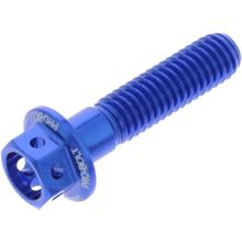 Schroef JMP 6-kant Bout M6x1,00mm 25mm Aluminium Racing blauw