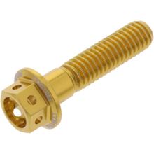 Śruba JMP 6-stronna M6x1.00mm 25mm aluminiowa wyścigowa złota