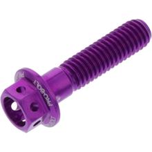 Boulon à 6 faces JMP M6x1,00 mm 25 mm aluminium violet course