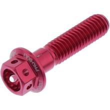 Boulon à 6 pointes JMP M6x1,00 mm 25 mm en aluminium rouge Racing