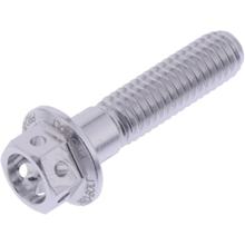 Schroef JMP 6 kant M6x1,00mm 25mm Aluminium Racing zilver