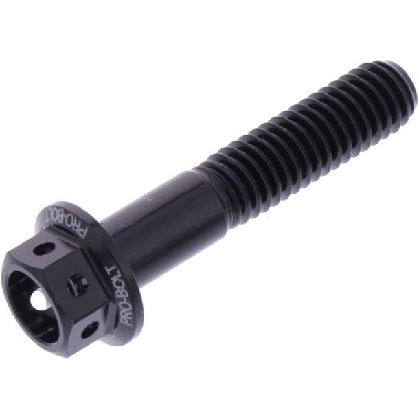 Bullone a 6 lati JMP M6x1,00mm 30mm in alluminio racing nero