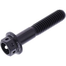 bout JMP 6 kant M6x1,00mm 30mm aluminium racing zwart