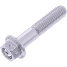 bout JMP 6 kant M6x1,00mm 30mm aluminium racing zilver