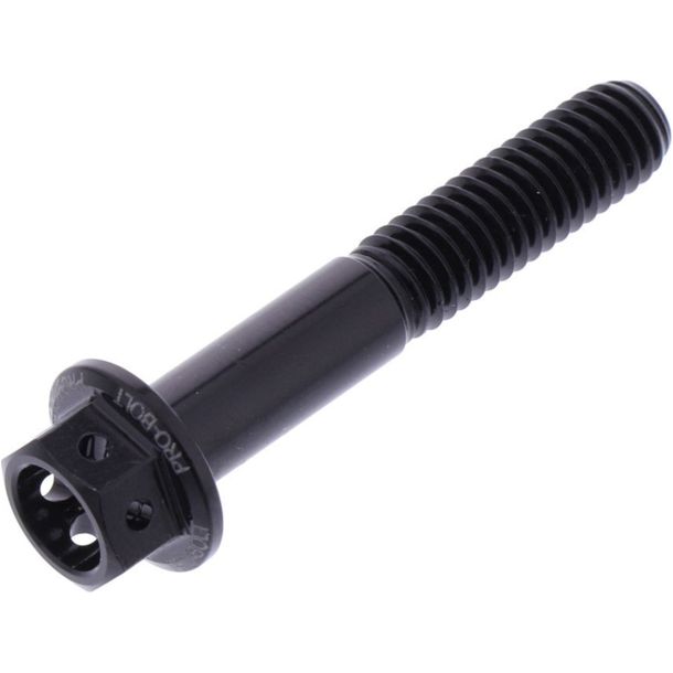 Schraube JMP 6 Kant  Bolt M6x1,00mm 35mm Aluminium Racing schwarz