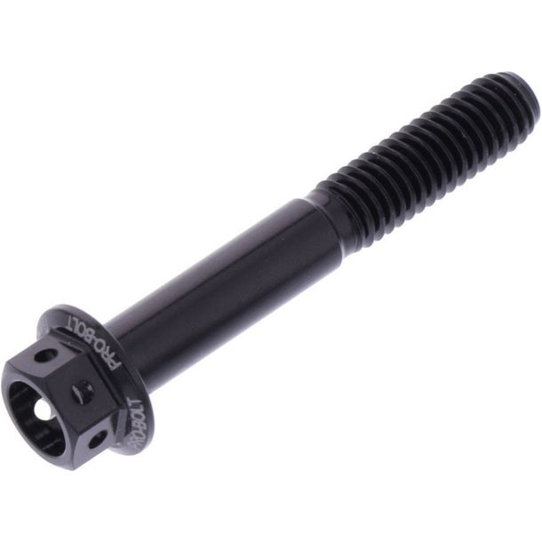 Bullone a 6 lati JMP M6x1,00mm 40mm in alluminio racing nero