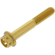Śruba JMP 6-stronna M6x1.00 mm 40 mm aluminiowa wyścigowa złota