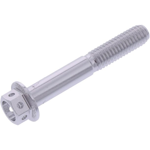Bullone a 6 lati JMP M6x1,00mm 40mm in alluminio racing silver