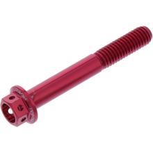Boulon à 6 pointes JMP M6 x 1,00 mm 45 mm en aluminium rouge course