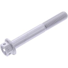 Parafuso JMP 6 Cantos M6x1,00mm 45mm Alumínio Racing prateado