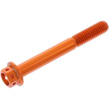 Boulon à 6 pointes JMP M6x1,00 mm 50 mm en aluminium Orange Racing