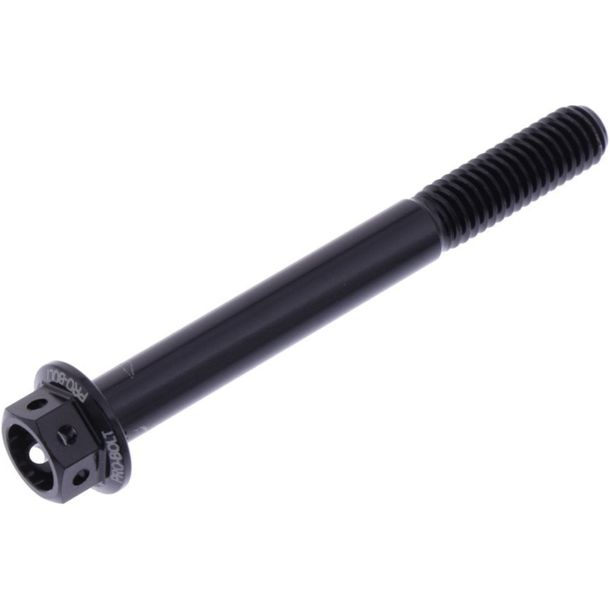 Bullone a 6 lati JMP M6x1,00mm 55mm in alluminio racing nero
