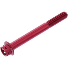 Boulon à 6 pointes JMP M6 x 1,00 mm 55 mm en aluminium rouge course