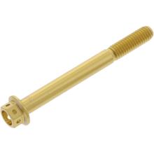 Śruba JMP 6-stronna M6x1.00mm 60mm aluminiowa wyścigowa złota