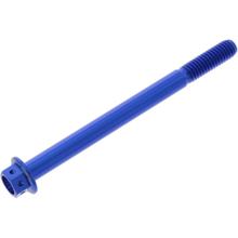 Śruba JMP 6-stronna M6x1.00mm 75mm aluminiowa wyścigowa niebieska