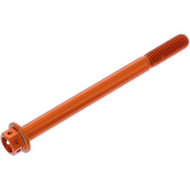 Boulon à 6 faces JMP M6x1,00 mm 75mm aluminium orange course