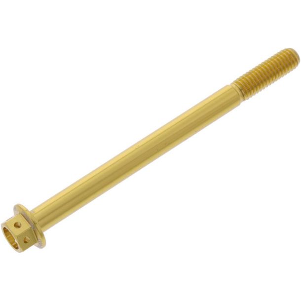 JMP 6-sided bolt M6x1.00 mm 80 mm aluminum racing gold