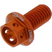 Boulon à 6 pointes JMP M8 x 1,25 mm, 15 mm, aluminium, orange course