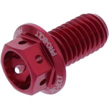 Schraube JMP 6 Kant  Bolt M8x1,25mm 15mm Aluminium Racing rot