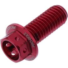 bout JMP 6-kant M8x1,25mm 20mm aluminium racing rood
