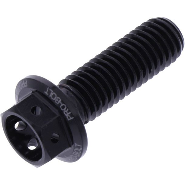 Bullone a 6 lati JMP M8x1,25mm 25mm in alluminio racing nero