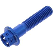 Tornillo JMP de 6 puntos M8x1,25 mm 35 mm aluminio azul de carreras para Yamaha WR R/X 125 cc año 2009 - 2017