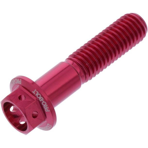 Tornillo JMP de 6 puntos M8x1,25 mm 35 mm aluminio de carreras rojo para Yamaha WR R/X 125 cc año 2009 - 2017
